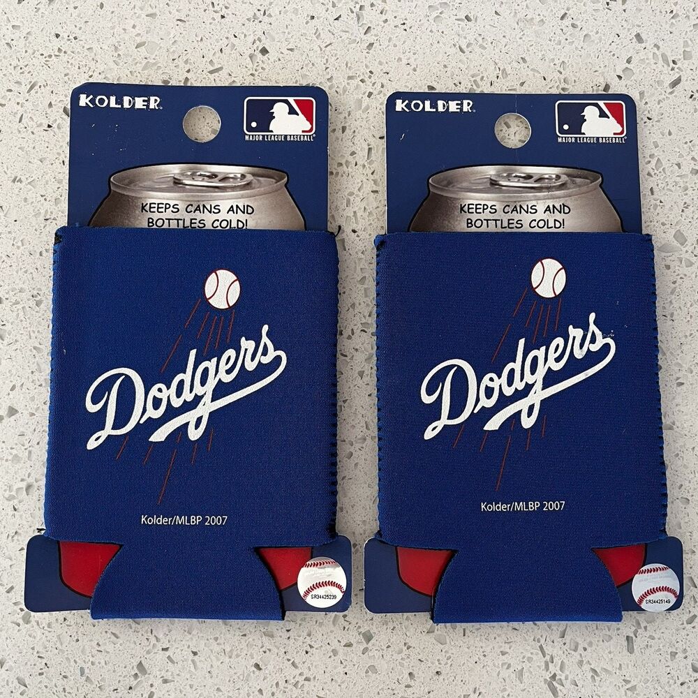 Los Angeles Dodgers Set of 2 Kolder Kaddy Can Holder Coozie Koozie 2007